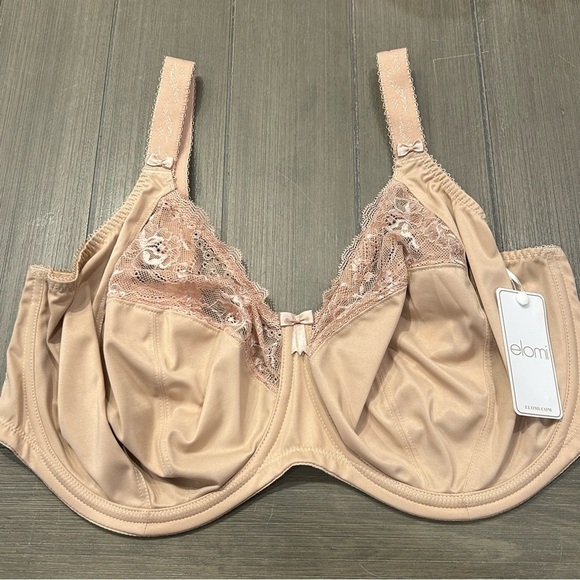 NWT! ELOMI Morgan Underwire Bra - Picture 3 of 12